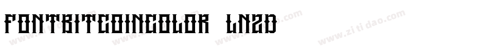 FontBitcoinColor-lnZD字体转换