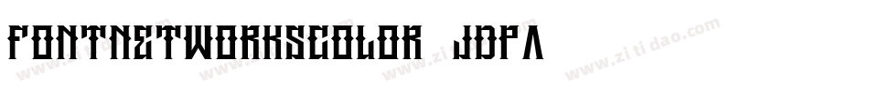 FontNetworksColor-JDpa字体转换