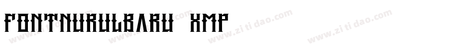 FontNurulBaru-xMp8字体转换 FontNurulBaru-xMp8字体转换