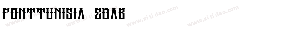 FontTunisia-eDAB字体转换