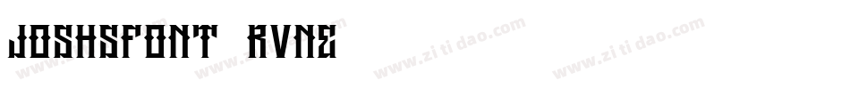JoshsFont-RvnE字体转换