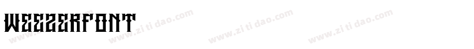 WeezerFont字体转换