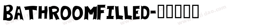 BathroomFilled字体转换 BathroomFilled字体转换