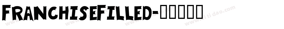 FranchiseFilled字体转换
