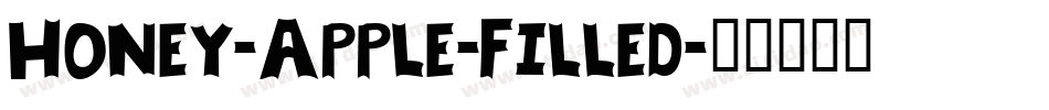 Honey-Apple-Filled字体转换