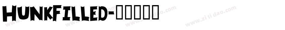 HunkFilled字体转换