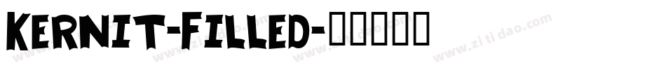 Kernit-Filled字体转换