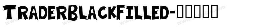 TraderBlackFilled字体转换