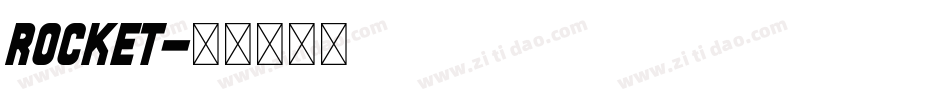 Rocket字体转换