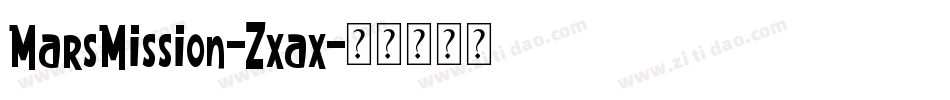 MarsMission-Zxax字体转换