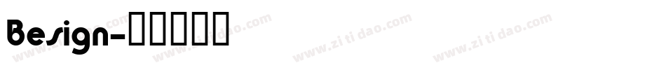 Besign字体转换