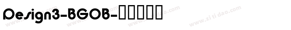 Design3-BGOB字体转换