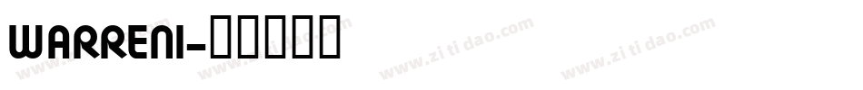 WARREN1字体转换