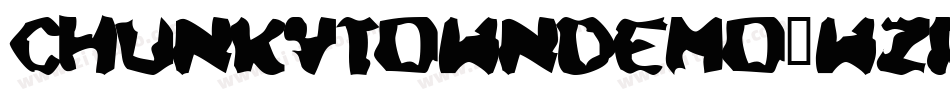 ChunkyTownDemo-wzRP字体转换