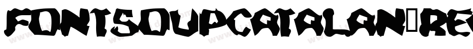 FontSoupCatalan-Regular字体转换