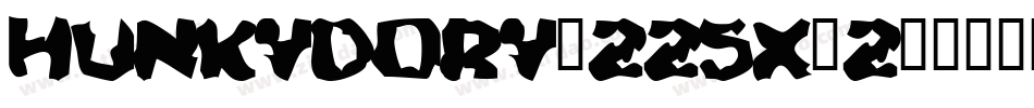 Hunkydory-225X-2字体转换