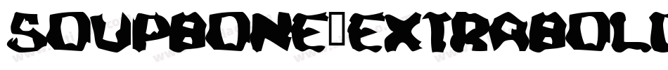 SoupBone-ExtraBold字体转换