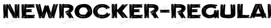 NewRocker-Regular字体转换