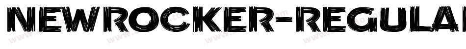 NewRocker-Regular字体转换