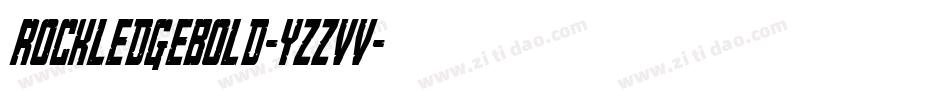 RockledgeBold-Yzzvv字体转换