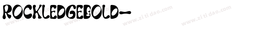 rockledgebold字体转换
