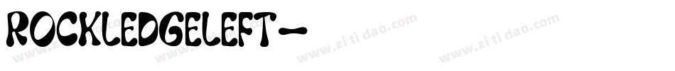 rockledgeleft字体转换
