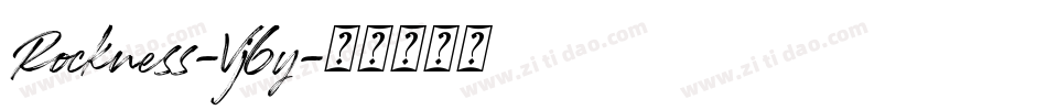 Rockness-Vj6y字体转换