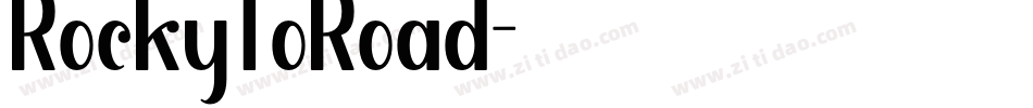 RockyToRoad字体转换