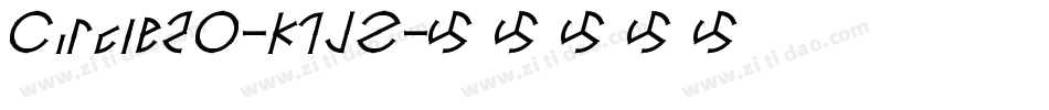 Circle20-K7JZ字体转换