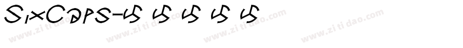 SixCaps字体转换