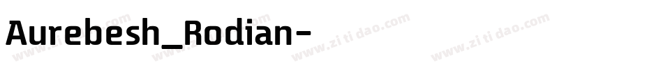 Aurebesh_Rodian字体转换