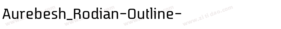 Aurebesh_Rodian-Outline字体转换
