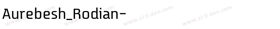 Aurebesh_Rodian字体转换