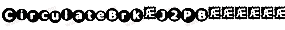CirculateBrk-J2PB字体转换
