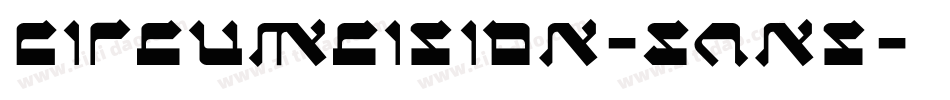 Circumcision-Sans字体转换