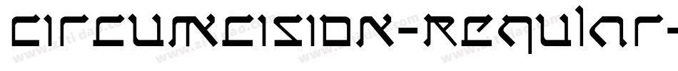 Circumcision-Regular字体转换