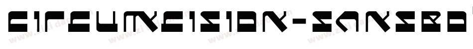 Circumcision-SansBold字体转换