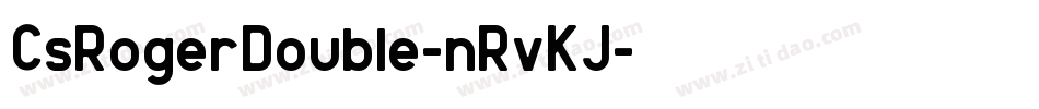 CsRogerDouble-nRvKJ字体转换
