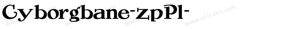 Cyborgbane-zpPl字体转换