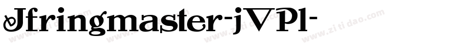 Jfringmaster-jVPl字体转换