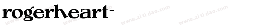 rogerheart字体转换