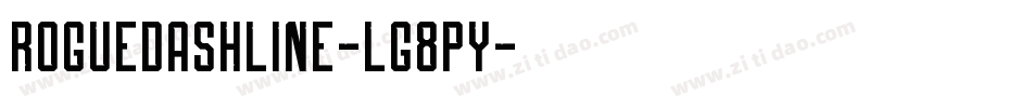 RoguedashLine-lg8Py字体转换
