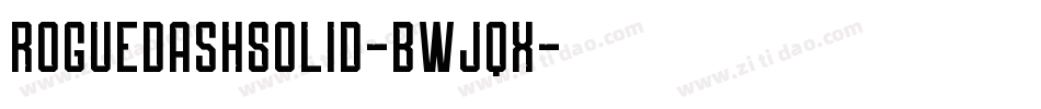 RoguedashSolid-BWjqx字体转换