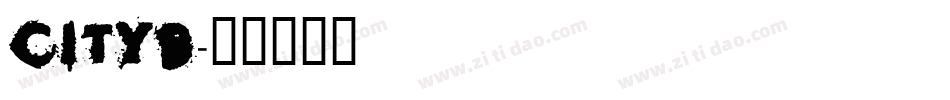CITYB字体转换