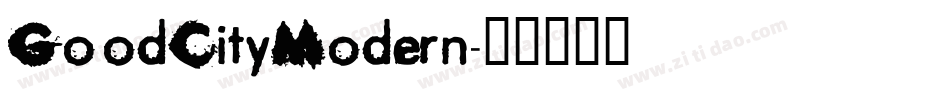 GoodCityModern字体转换