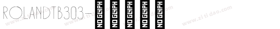 RolandTB303字体转换