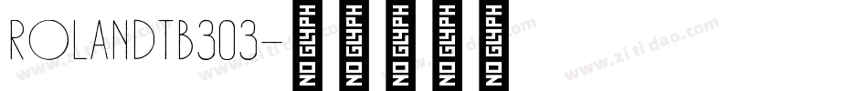 RolandTB303字体转换