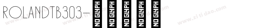 RolandTB303字体转换