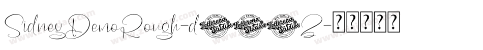SidneyDemoRough-d993Z字体转换