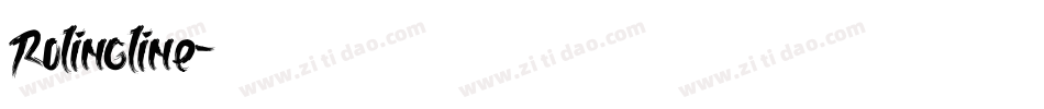 Rolingline字体转换